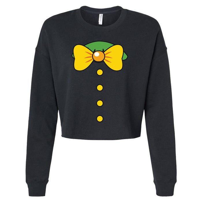 Clown Costume Lazy Diy Halloween Funny Horror Circus Party Funny Gift Cropped Pullover Crew