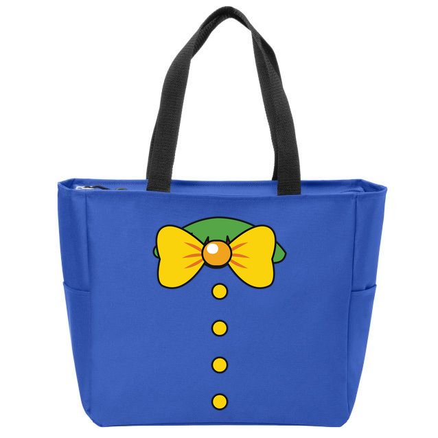Clown Costume Lazy Diy Halloween Funny Horror Circus Party Funny Gift Zip Tote Bag