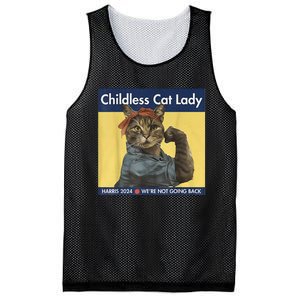 Childless Cat Lady Rosie The Riveter Ladies Voting Kamala Mesh Reversible Basketball Jersey Tank