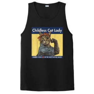 Childless Cat Lady Rosie The Riveter Ladies Voting Kamala PosiCharge Competitor Tank