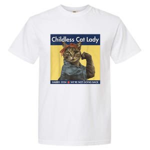 Childless Cat Lady Rosie The Riveter Ladies Voting Kamala Garment-Dyed Heavyweight T-Shirt