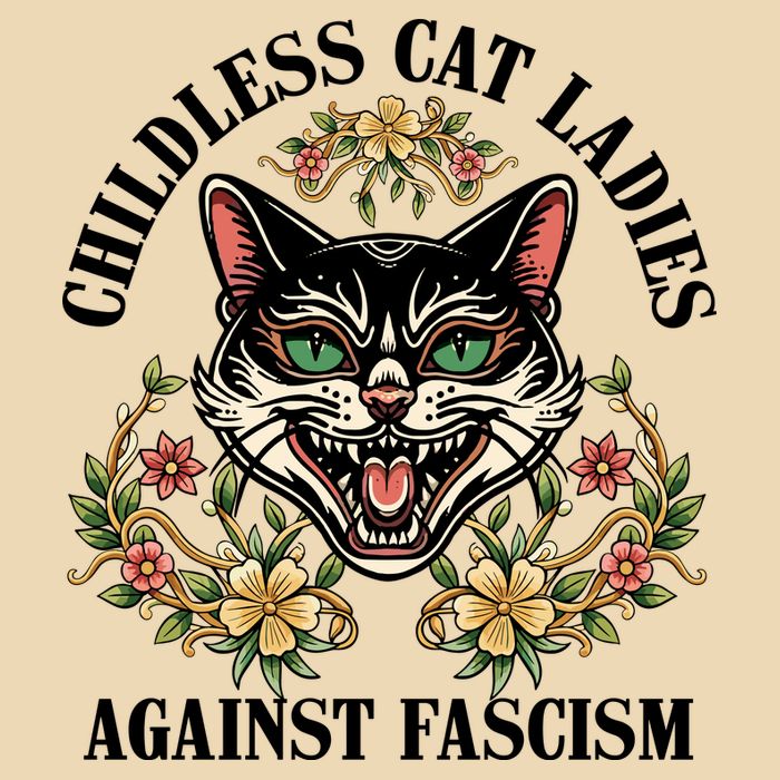 Childless Cat Ladies Against Fascism Bag