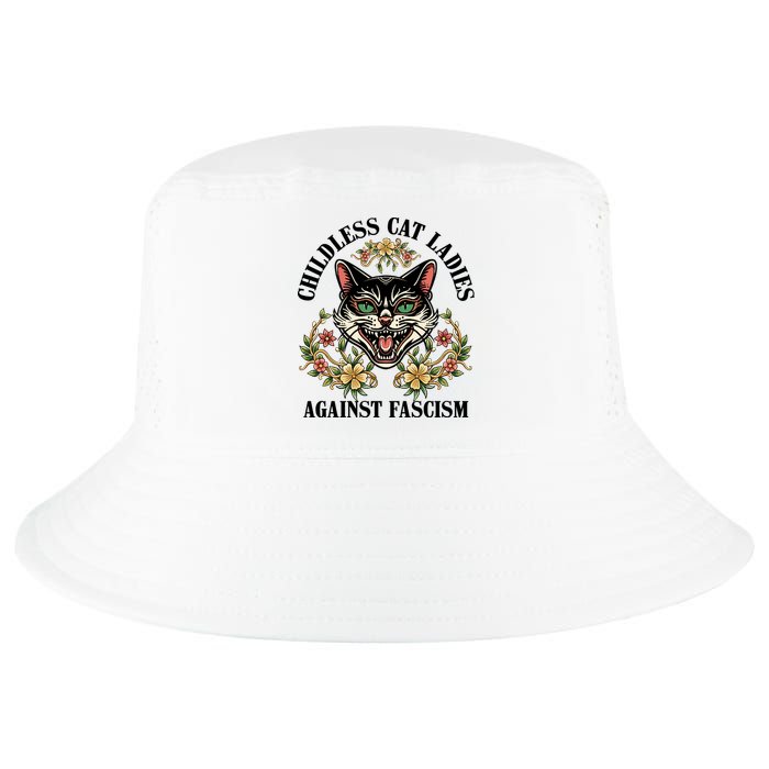 Childless Cat Ladies Against Fascism Cool Comfort Performance Bucket Hat
