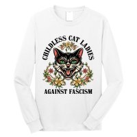 Childless Cat Ladies Against Fascism Long Sleeve Shirt