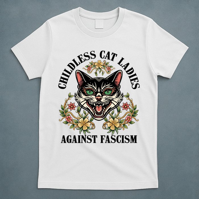 Childless Cat Ladies Against Fascism T-Shirt