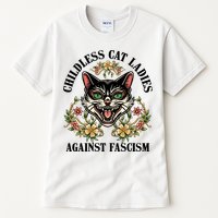 Childless Cat Ladies Against Fascism Tall T-Shirt