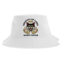 Childless Cat Ladies Against Fascism Sustainable Bucket Hat