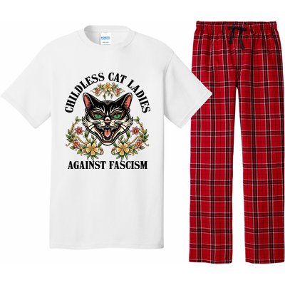 Childless Cat Ladies Against Fascism Pajama Set