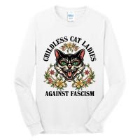 Childless Cat Ladies Against Fascism Tall Long Sleeve T-Shirt