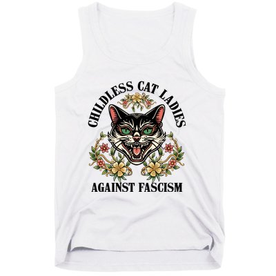 Childless Cat Ladies Against Fascism Tank Top