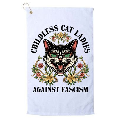 Childless Cat Ladies Against Fascism Golf Towel