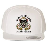 Childless Cat Ladies Against Fascism Wool Snapback Cap