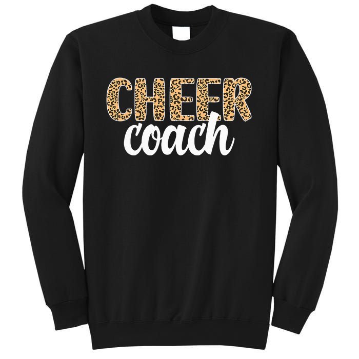 Cheer Coach Leopard Cheerleading Coach Sweatshirt