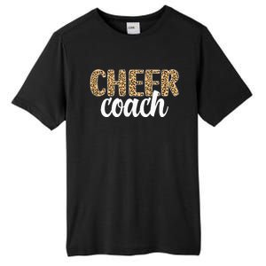 Cheer Coach Leopard Cheerleading Coach Tall Fusion ChromaSoft Performance T-Shirt