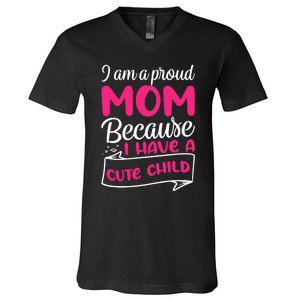 Cute Child Mother's Day T V-Neck T-Shirt