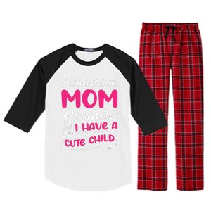 Cute Child Mother's Day T Raglan Sleeve Pajama Set