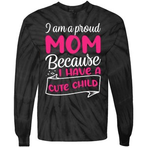 Cute Child Mother's Day T Tie-Dye Long Sleeve Shirt