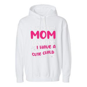 Cute Child Mother's Day T Garment-Dyed Fleece Hoodie