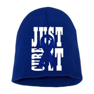 Colon Cancer Meaningful Gift Colorectal Bowel Cancer Awareness Month Short Acrylic Beanie