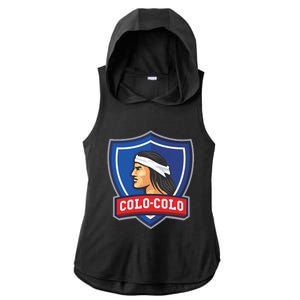 Club Colocolo Macul Chile Updated Ladies PosiCharge Tri-Blend Wicking Draft Hoodie Tank