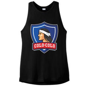 Club Colocolo Macul Chile Updated Ladies PosiCharge Tri-Blend Wicking Tank