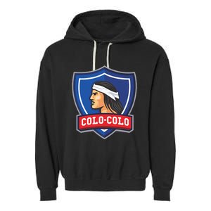 Club Colocolo Macul Chile Updated Garment-Dyed Fleece Hoodie