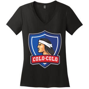 Club Colocolo Macul Chile Updated Women's V-Neck T-Shirt