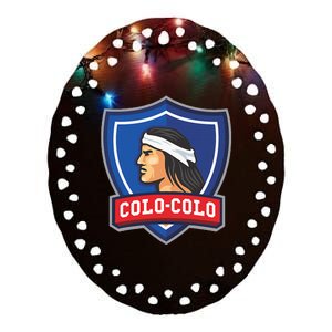 Club Colocolo Macul Chile Updated Ceramic Oval Ornament