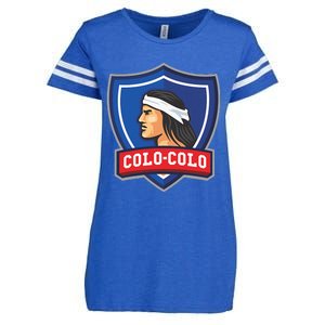 Club Colocolo Macul Chile Updated Enza Ladies Jersey Football T-Shirt