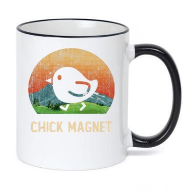 Cool Chick Magnet I Just Freaking Love Chicken Farm 11oz Black Color Changing Mug