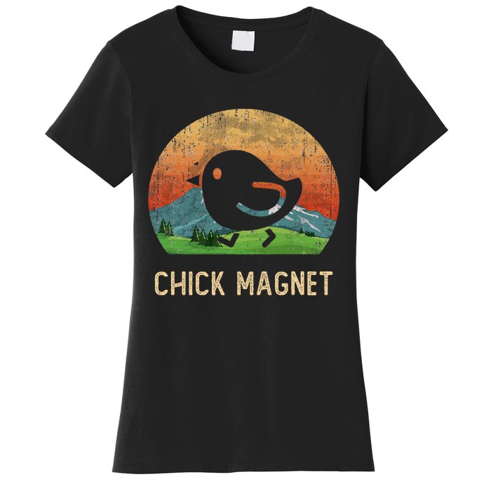 Cool Chick Magnet I Just Freaking Love Chicken Farm Women's T-Shirt