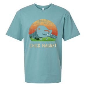 Cool Chick Magnet I Just Freaking Love Chicken Farm Sueded Cloud Jersey T-Shirt