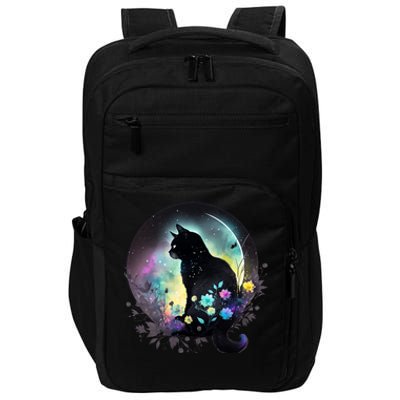 Cute Cat Motifs Cat Impact Tech Backpack