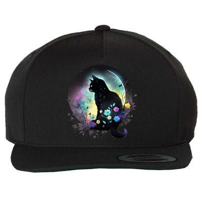 Cute Cat Motifs Cat Wool Snapback Cap