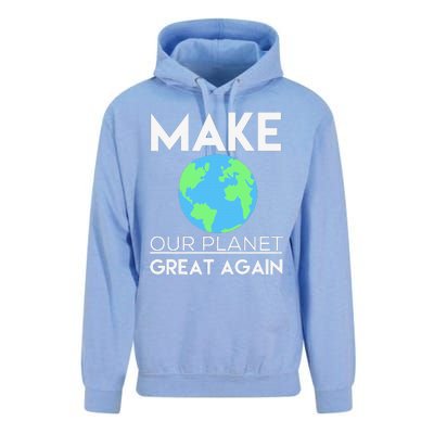 Climate Change Make Our Planet Great Again Unisex Surf Hoodie