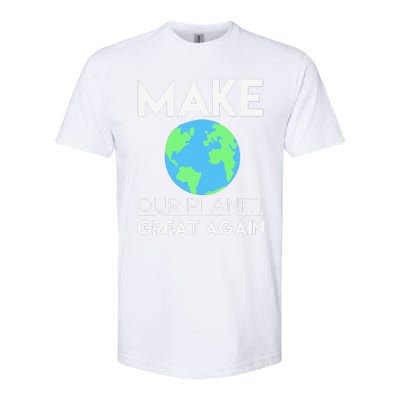 Climate Change Make Our Planet Great Again Softstyle CVC T-Shirt