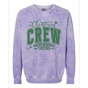 Christmas Crew Making Memories Together Colorblast Crewneck Sweatshirt