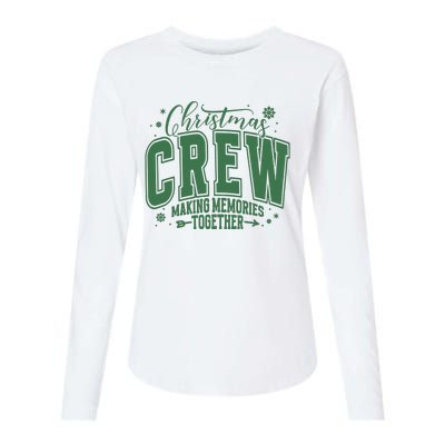 Christmas Crew Making Memories Together Womens Cotton Relaxed Long Sleeve T-Shirt