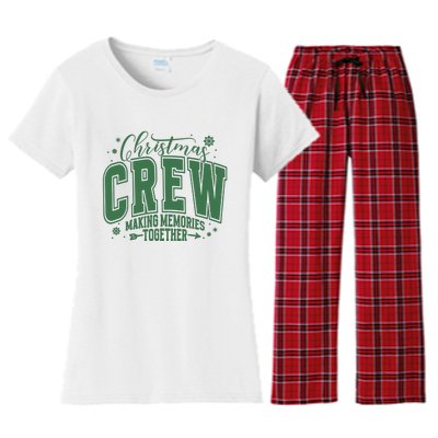 Christmas Crew Making Memories Together Women's Flannel Pajama Set