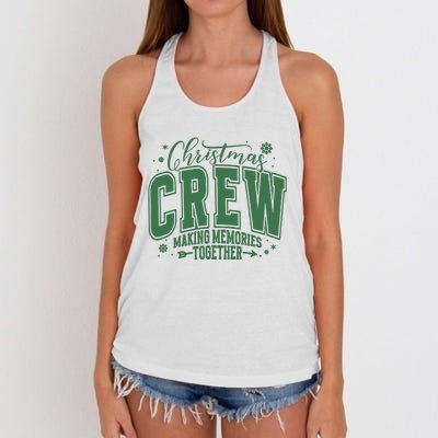 Christmas Crew Making Memories Together Women's Knotted Racerback Tank