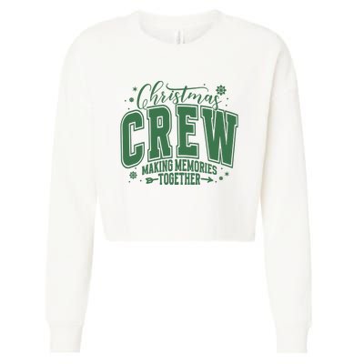 Christmas Crew Making Memories Together Cropped Pullover Crew