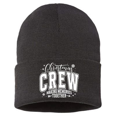 Christmas Crew Making Memories Together Sustainable Knit Beanie