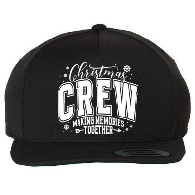 Christmas Crew Making Memories Together Wool Snapback Cap