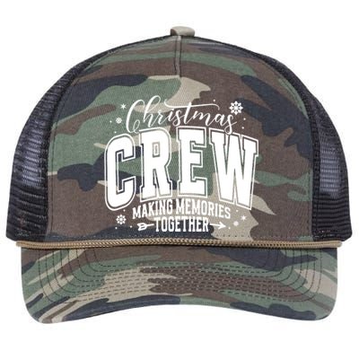 Christmas Crew Making Memories Together Retro Rope Trucker Hat Cap