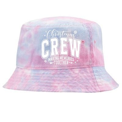 Christmas Crew Making Memories Together Tie-Dyed Bucket Hat