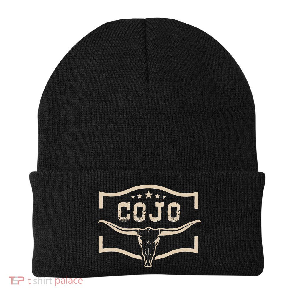Cojo Country Music Cow Skull funny famer Knit Cap Winter Beanie