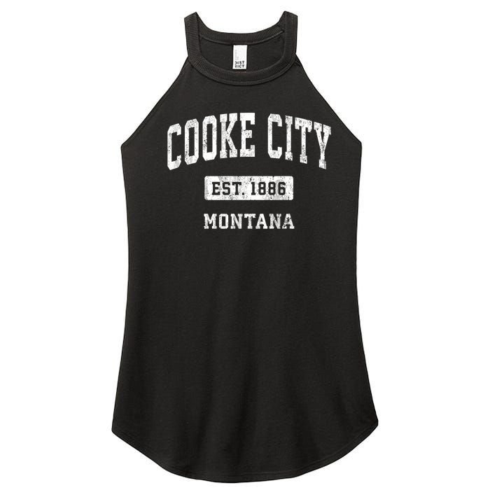 Cooke City Montana Mt Vintage Sports Established Women's Perfect Tri Rocker Tank