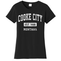 Cooke City Montana Mt Vintage Sports Established Women's T-Shirt