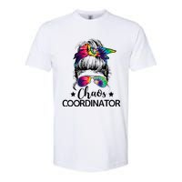 Chaos Coordinator Messy Bun Teachers Softstyle CVC T-Shirt