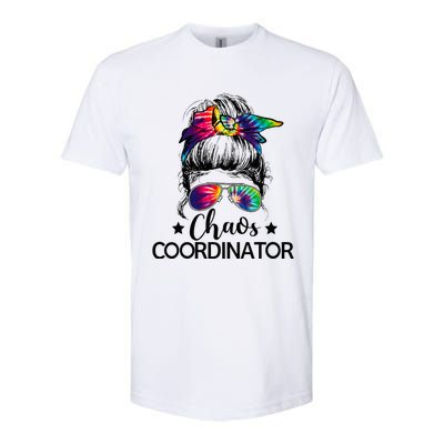 Chaos Coordinator Messy Bun Teachers Softstyle® CVC T-Shirt